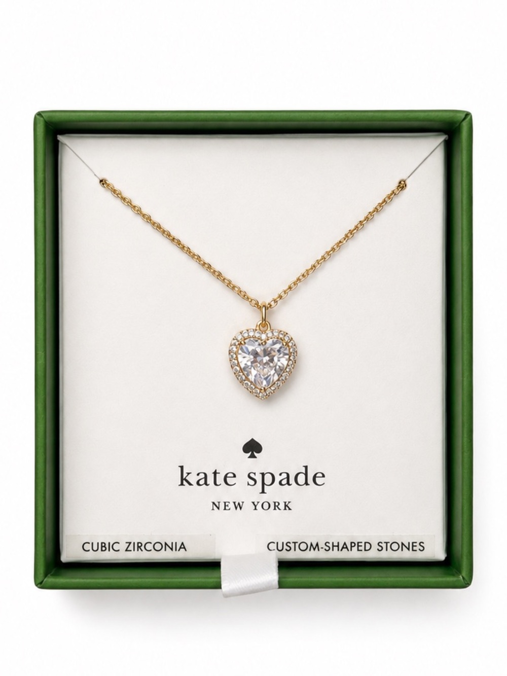 Kate Spade New York Heart Pendant Necklace • BRAND NEW IN KATE SPADE GIFT BOX